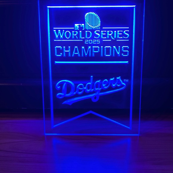 LOS ANGELES DODGERS LED NEON LIGHT SIGN 8x12 - Picture 1 of 3